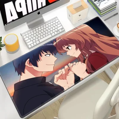 Aisaka & Ryūji Together Toradora Large Mouse Pad
