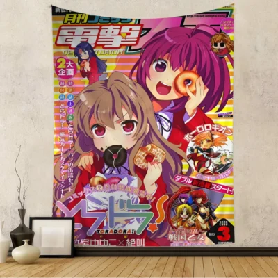 Aisaka Taiga & Kushieda Minori Toradora Anime Tapestry
