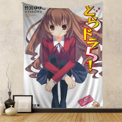 Aisaka Taiga Sit Toradora Anime Tapestry