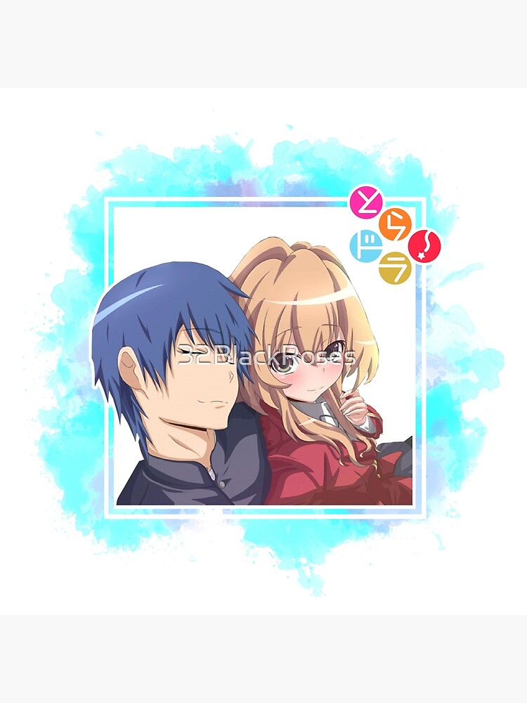 Toradora Cute Couple Throw Pillow - Image 2