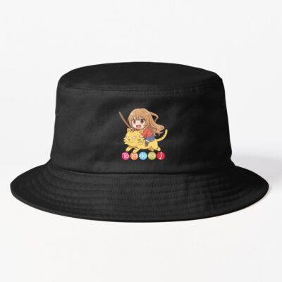 Taiga Aisaka Chibi Riding Tiger Toradora Cute Anime Design Bucket Hat