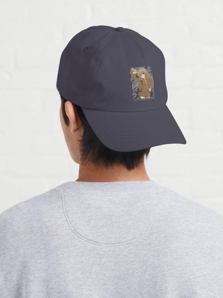 Taiga Aisaka Toradora Retro Blue Black Design Cap - Image 3