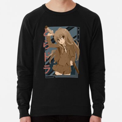 Taiga Aisaka Toradora Retro Blue Black Design Sweatshirt