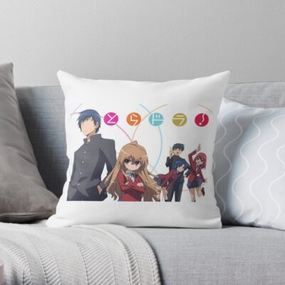 Toradora Angry Mood Throw Pillow