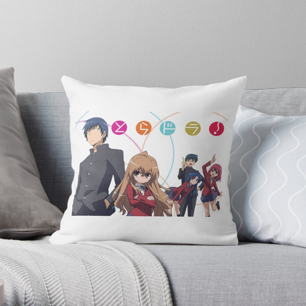 Toradora Angry Mood Throw Pillow