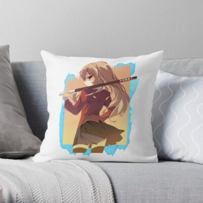 Cool Taiga Aisaka Toradora Throw Pillow