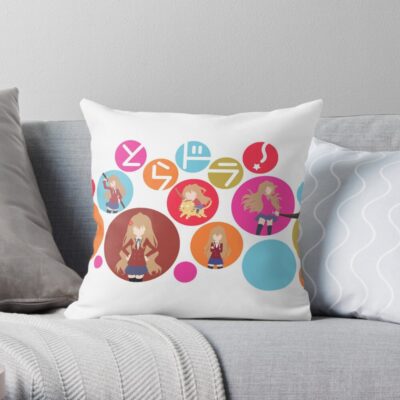 Toradora Bubble Throw Pillow