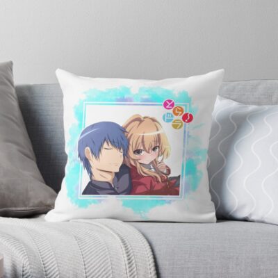 Toradora Cute Couple Throw Pillow