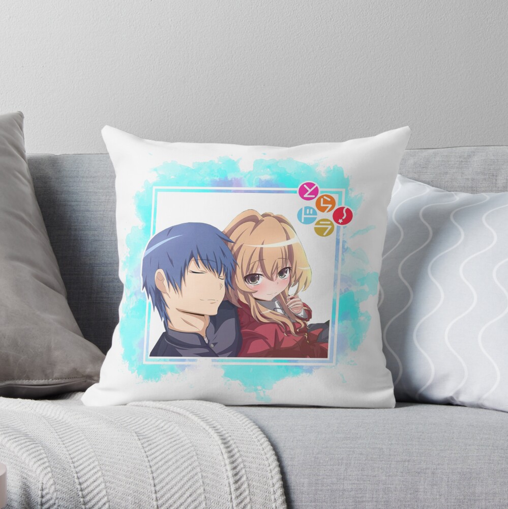 Toradora Cute Couple Throw Pillow