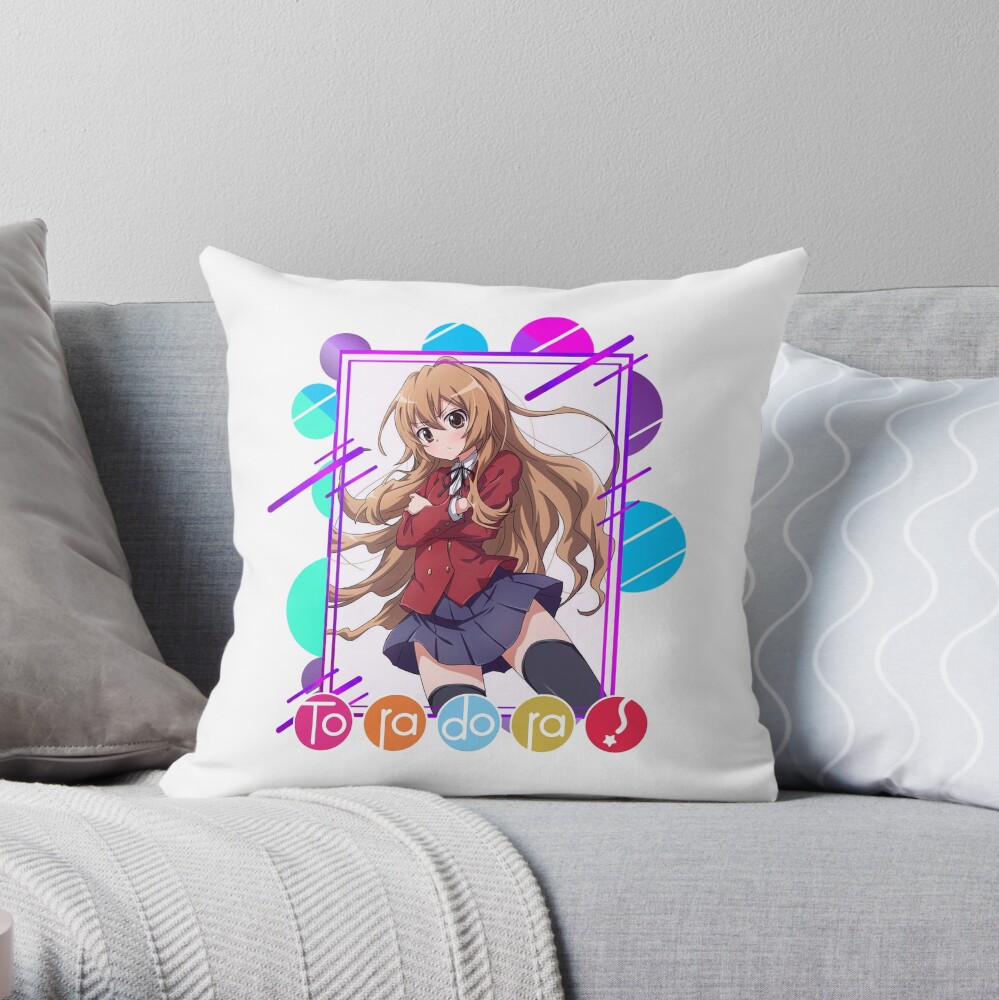 Beautiful Taiga Aisaka Toradora Throw Pillow