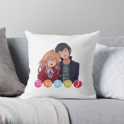 Sleeping Couple Toradora Throw Pillow