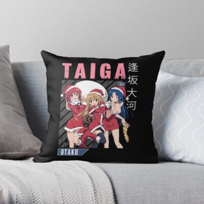 Taiga Aisak Christmas Art Throw Pillow