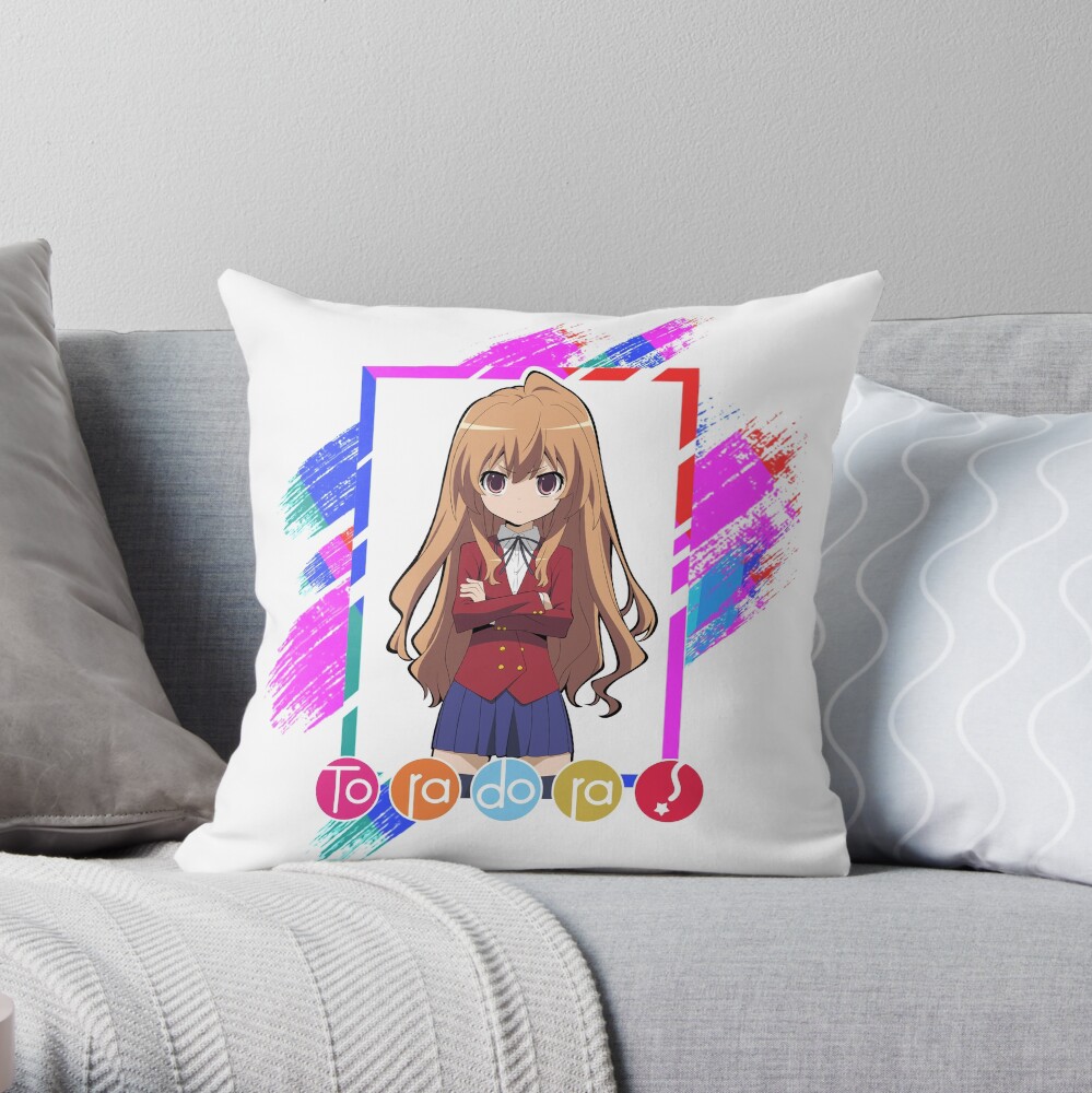 Toradora Colorful Design Throw Pillow