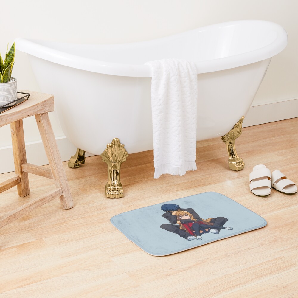Toradora Taiga And Abji Comedy Bath Mat - Image 2