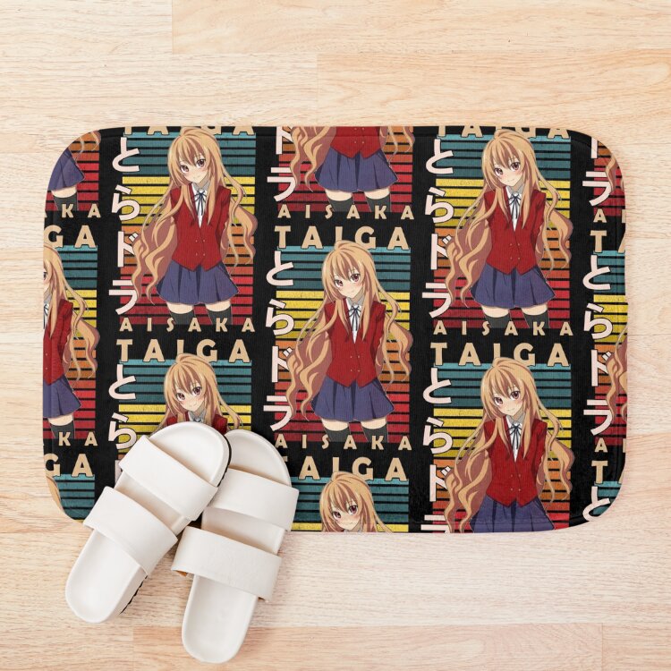 Taiga Aisaka Toradora V2 Retro Anime Design Bath Mat - Image 3