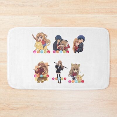 Toradora Stickers Bath Mat