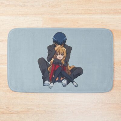 Toradora Taiga And Abji Comedy Bath Mat