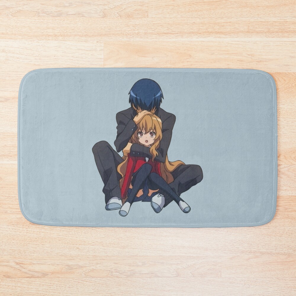Toradora Taiga And Abji Comedy Bath Mat