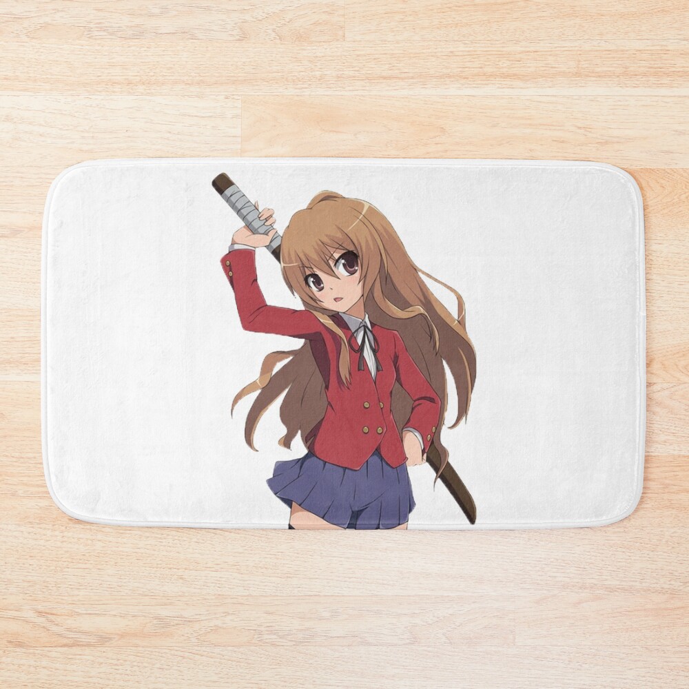 Taiga Aisaka Sword Design Bath Mat
