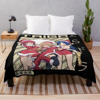 Retro Taiga Aisak Art Throw Blanket