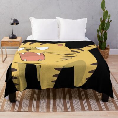 Palm Top Tiger Toradora Throw Blanket