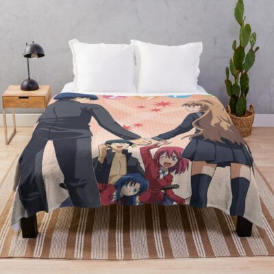 Best Graphic Toradora Throw Blanket
