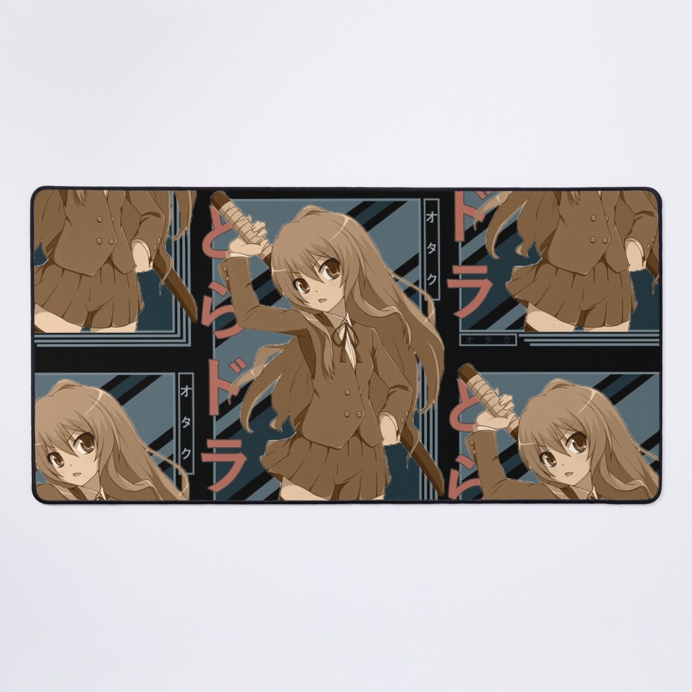 Taiga Aisaka Toradora Retro Blue Black Design Mouse Pad