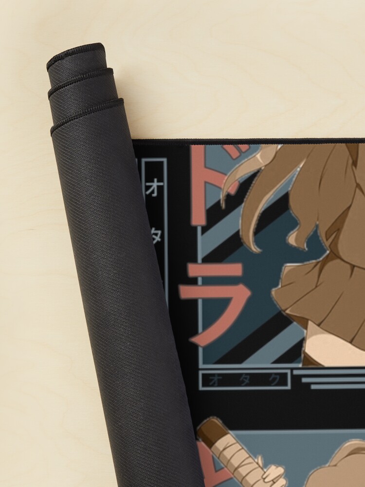 Taiga Aisaka Toradora Retro Blue Black Design Mouse Pad - Image 2