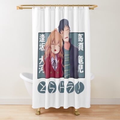 Toradora Takasu And Taiga Shower Curtain