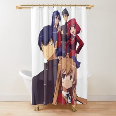 Toradora Characters Shower Curtain