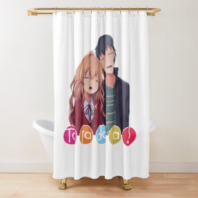 Sleeping Couple Toradora Shower Curtain