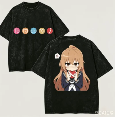 Toradora Classic Artwork Mineral Wash T Shirt